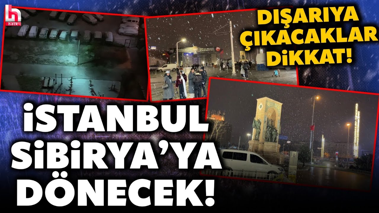 Meteoroloji gün vererek uyardı! İstanbul'a kuvvetli kar yağışı geliyor...