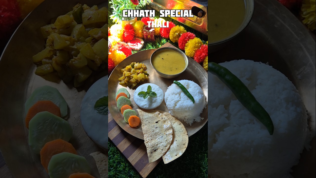 Chhath special thali || 
