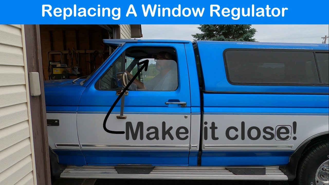 Replacing an Electric Window Regulator | 1994 Ford F-150 XLT | Man About Home