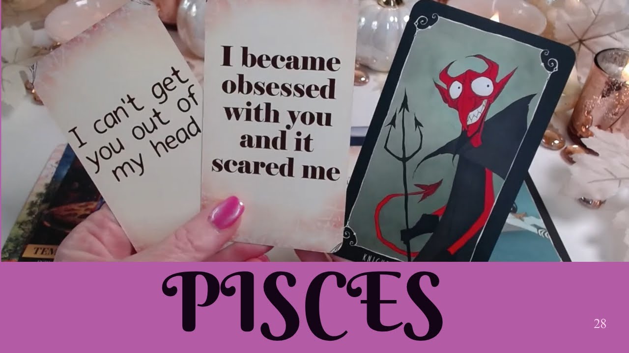 PISCES LOVE ♓❤️‍🔥HIGH CHEMISTRY SCARES ME🤯WE BOTH FEEL IT💖😲 PISCES LOVE TAROT💝#piscessingleslove