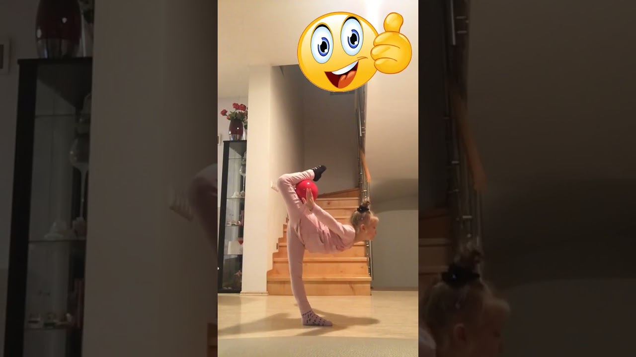 Rhythmic Gymnastics Ball skill