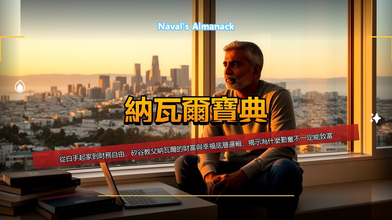 99%的人不知道的财富真相：为什么勤奋不能致富？硅谷教父的智慧清单 #纳瓦尔宝典 #财务自由 #听书