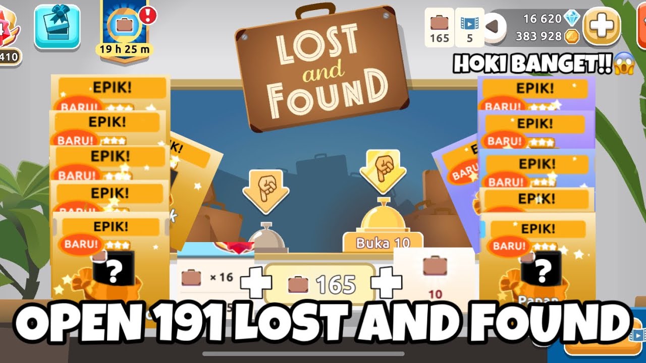 Open 191 Lost and Found - Hotel Hideaway Indonesia