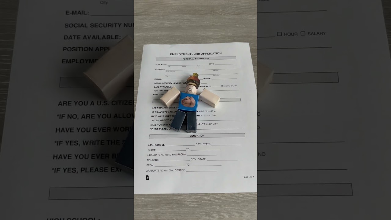 007n7 papercraft #getajob #007n7