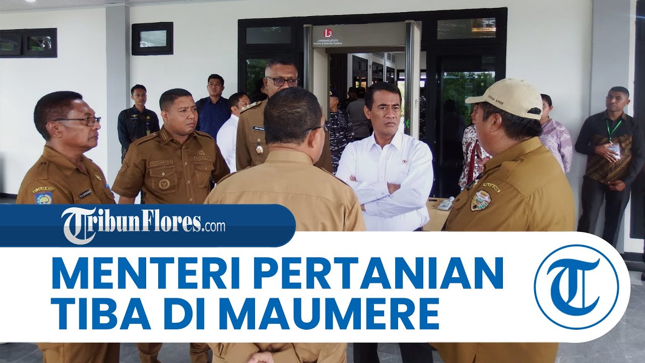 Mentan RI tiba di Bandara Frans Seda Maumere Jelang Kunjungan Kerja Wapres Gibran