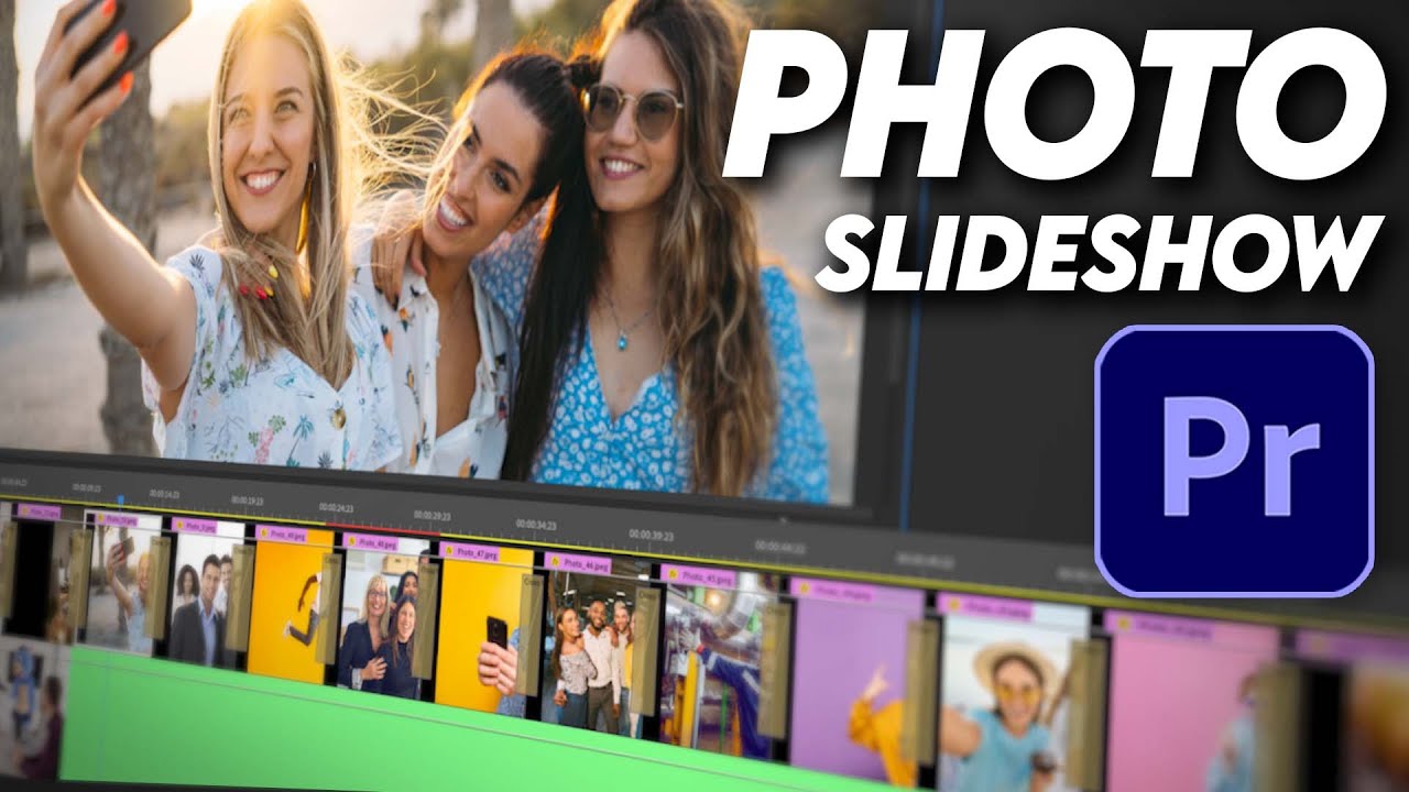 Быстрое создание простого слайд-шоу из фотомонтажа — Premiere Pro