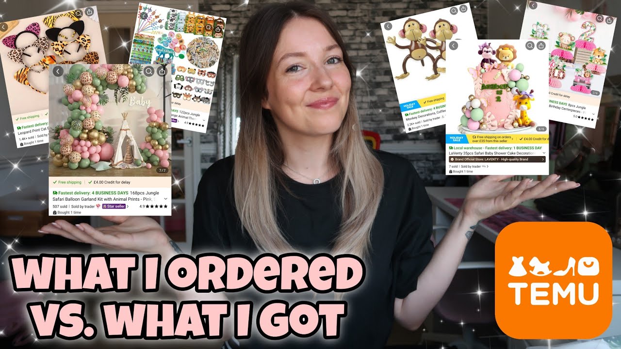 HUGE TEMU HAUL | 2025 KIDS BIRTHDAY PARTY PRODUCTS | WHAT I ORDERED VS WHAT I GOT