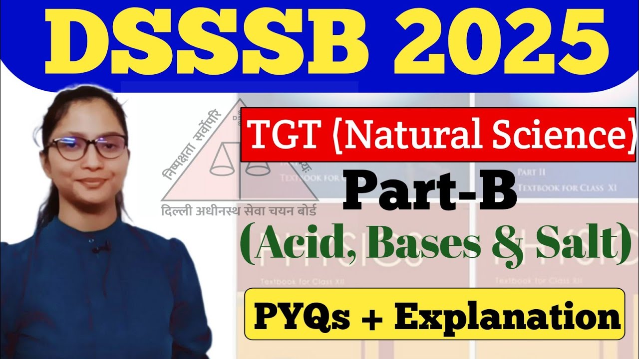 DSSSB TGT Natural Science Preparation | DSSSB TGT Natural Science Previous Year Question | DSSSB |