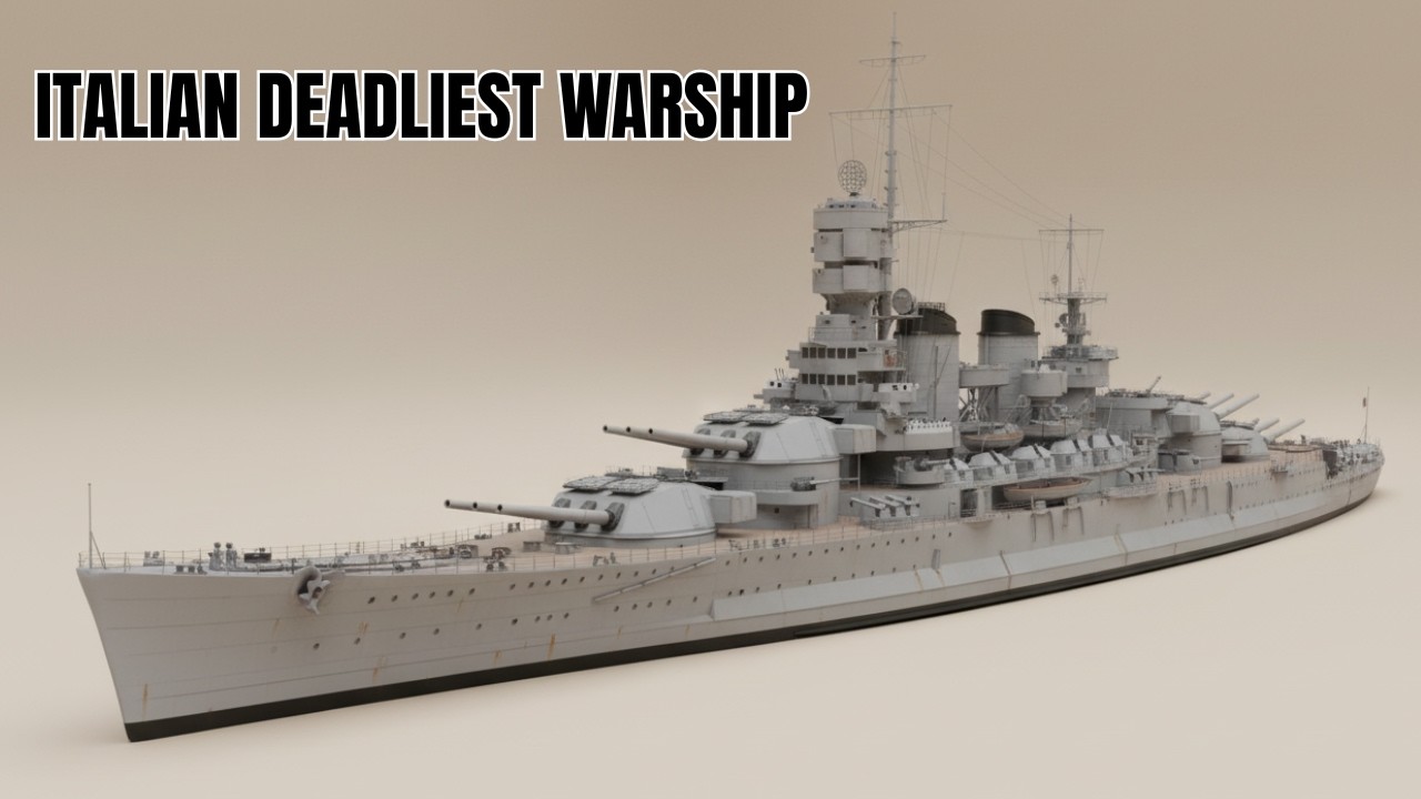 Every Italian Deadliest Warships Used in WWII (Mediterranean Kings)