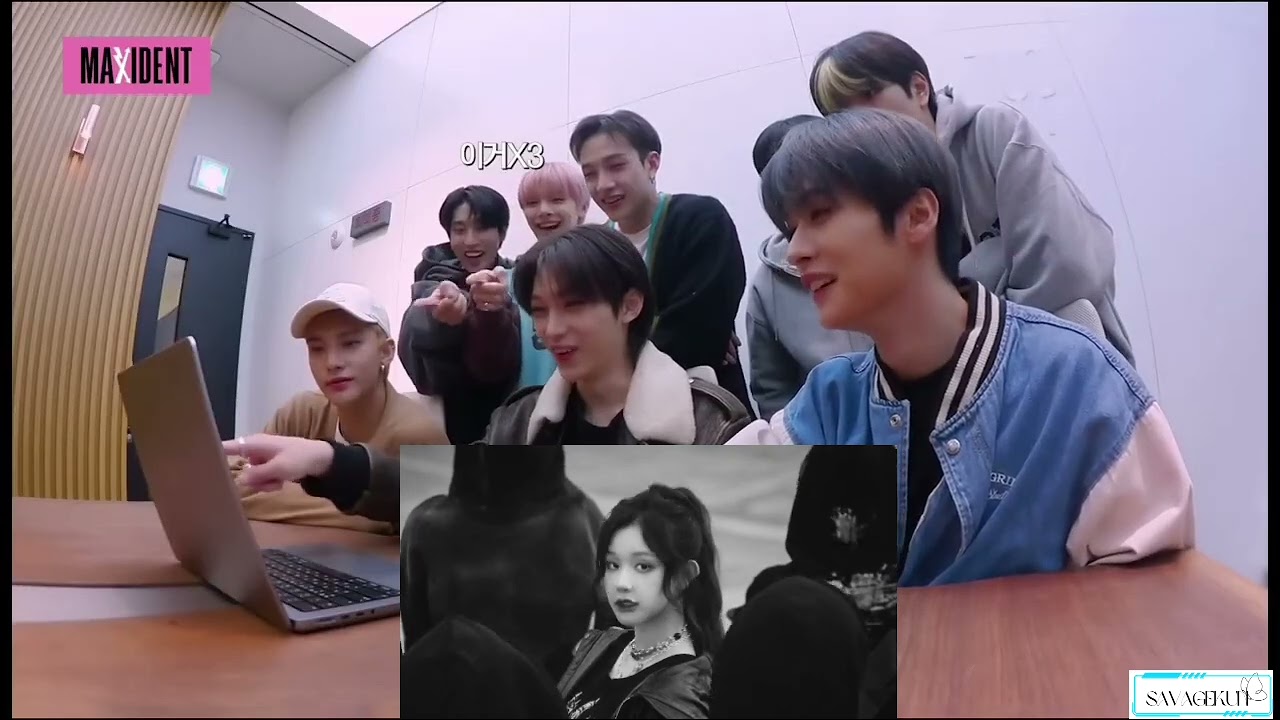 STRAY KIDS Reaction To BABYMONSTER - 'CLIK CLAK' FMV