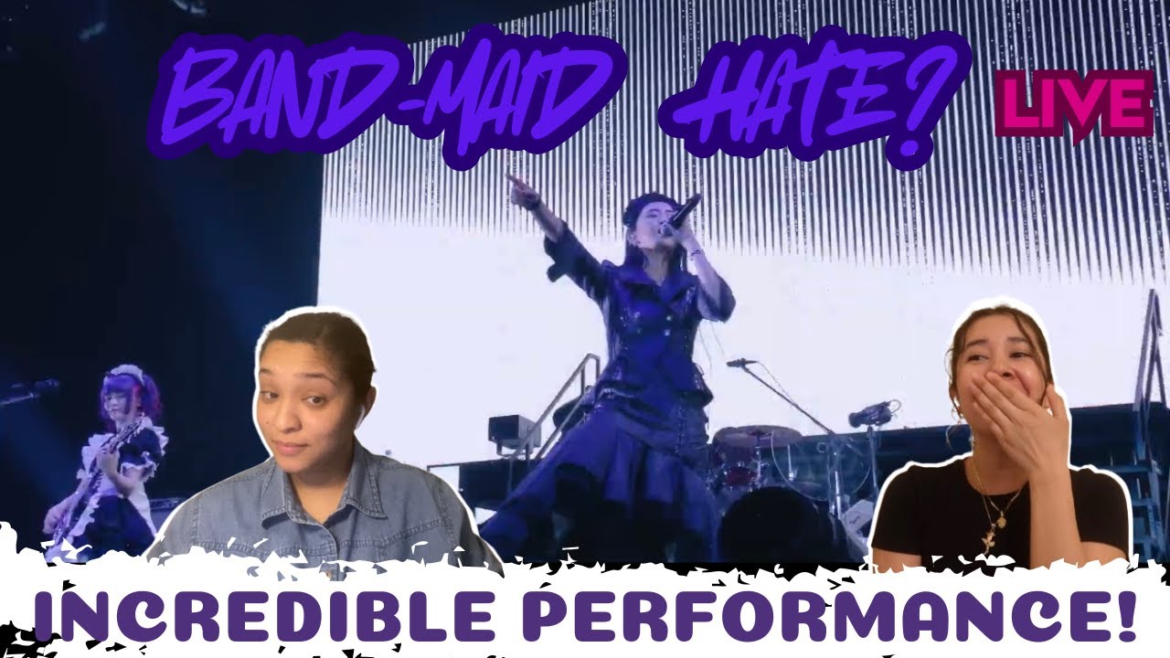 BAND-MAID- HATE? (Official Live Video) | REACTION