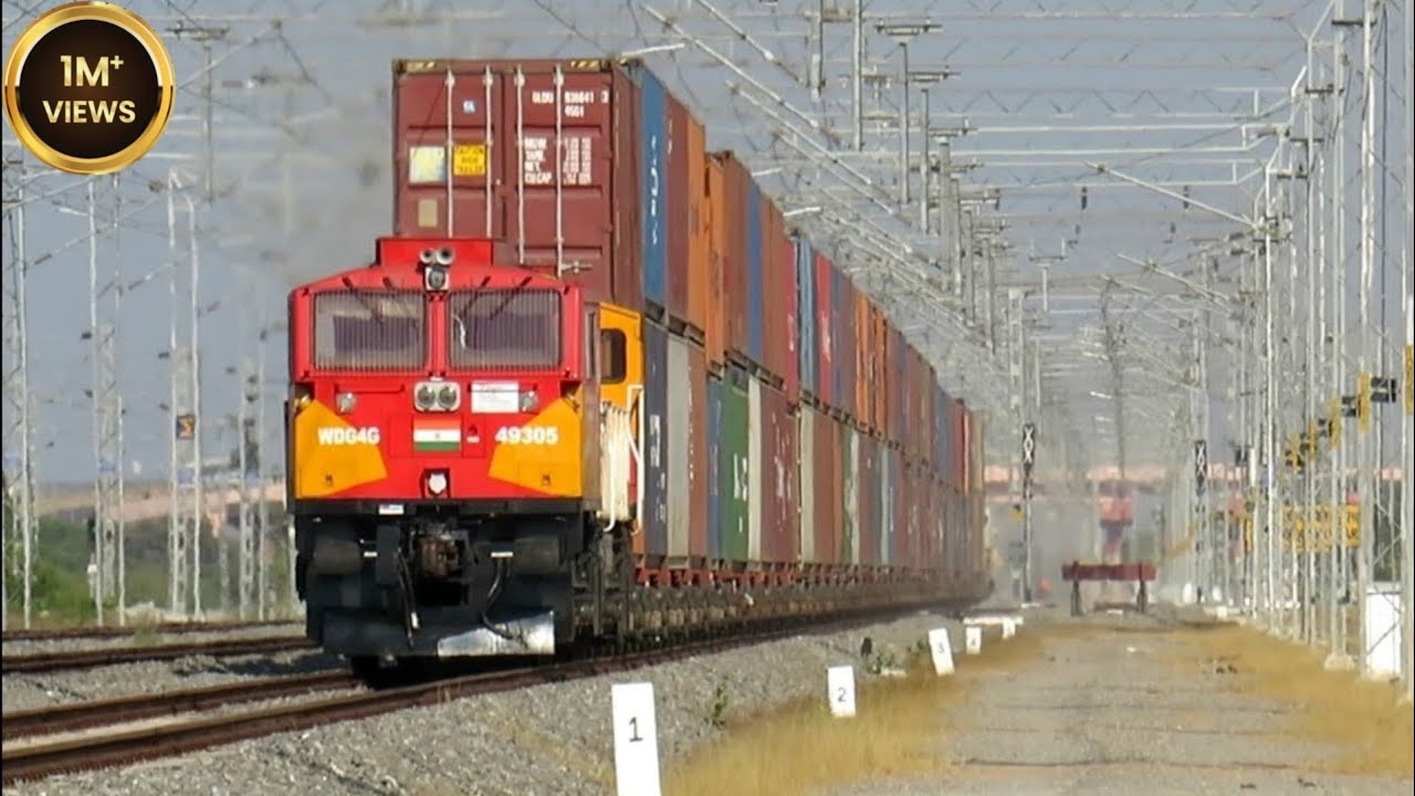 High Speed Double Stack Container Trains ~ WDFC INDIA