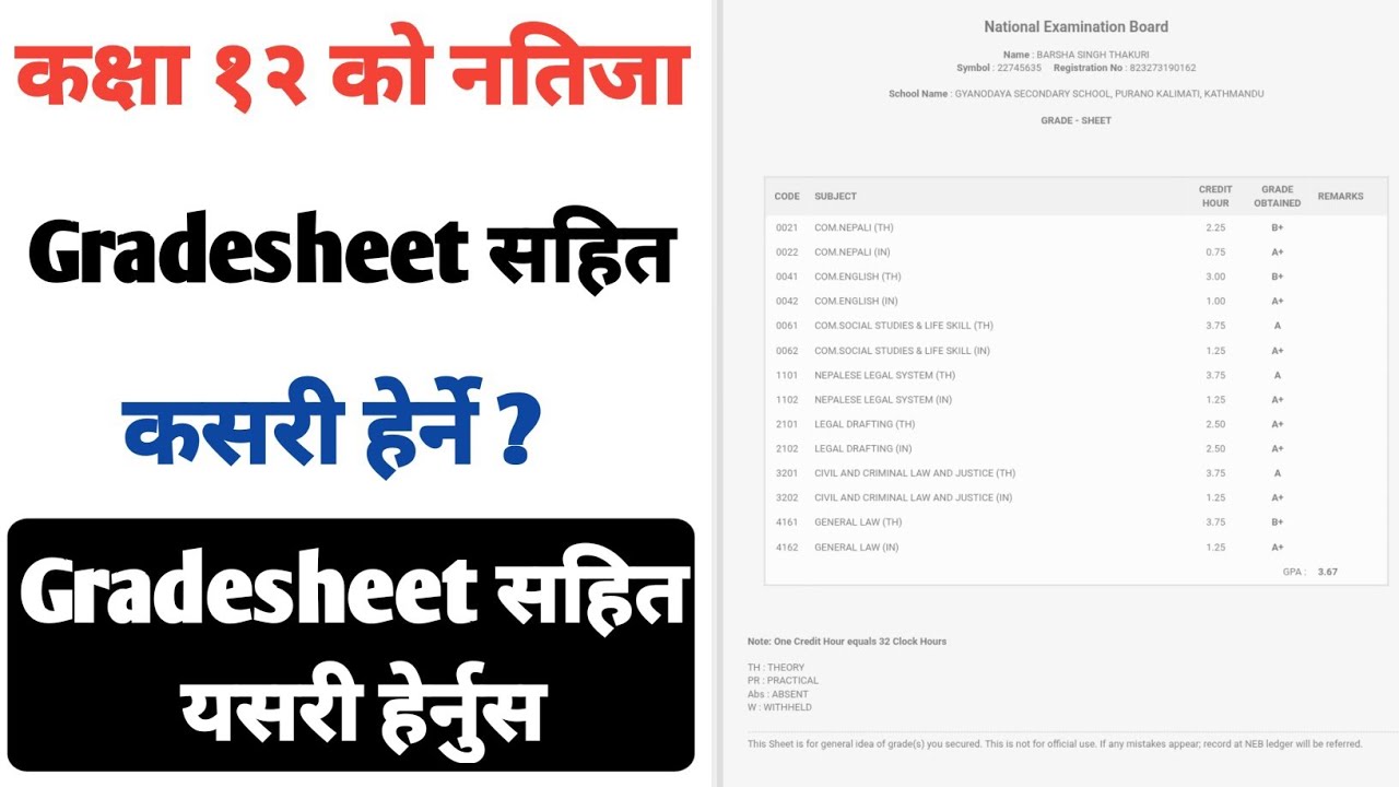 How to Check Class 12 Result 2083 | How to Check Class 12 Result | Class 12 Result Kasari Herne ||