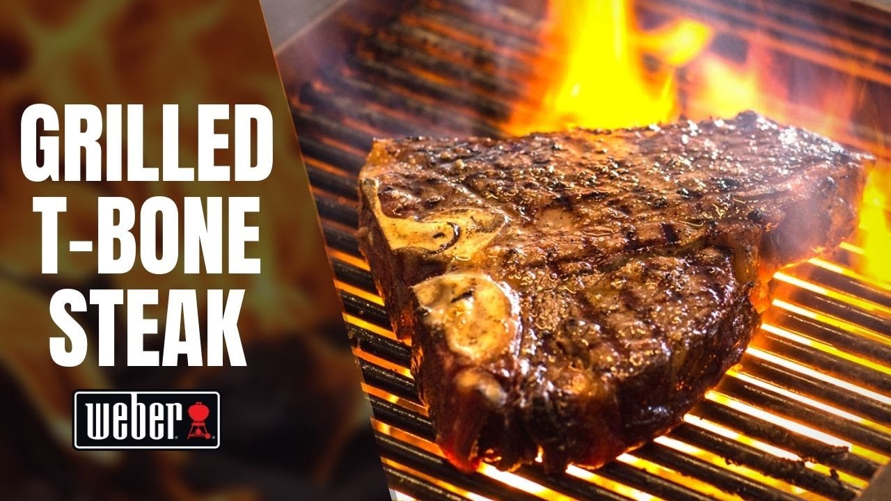 HOW TO MAKE A T-BONE STEAK ON WEBER KETTLE (Best T-bone steak you will ever taste!)