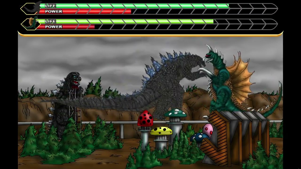 Godzilla 2014 Arcade Mode Playthrough | Godzilla: Daikaiju Battle Royale
