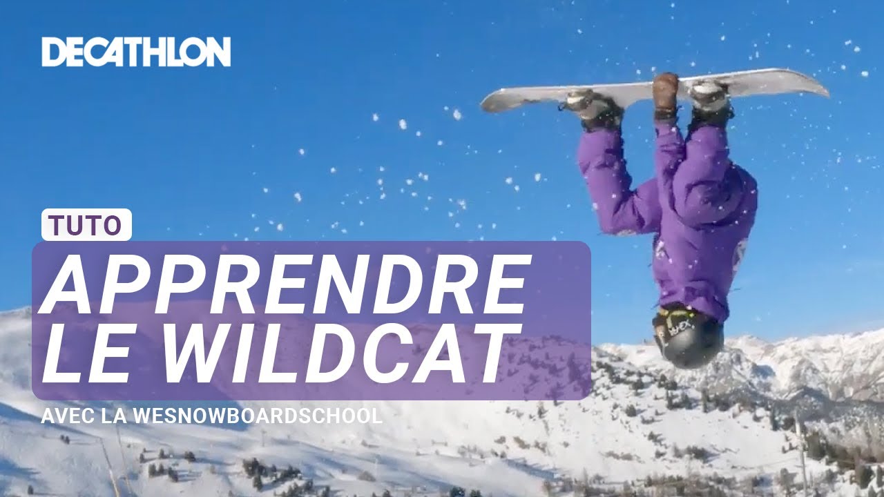 TUTO - Apprendre à faire un wildcat (backflip) en Snowboard 🏂 | Decathlon