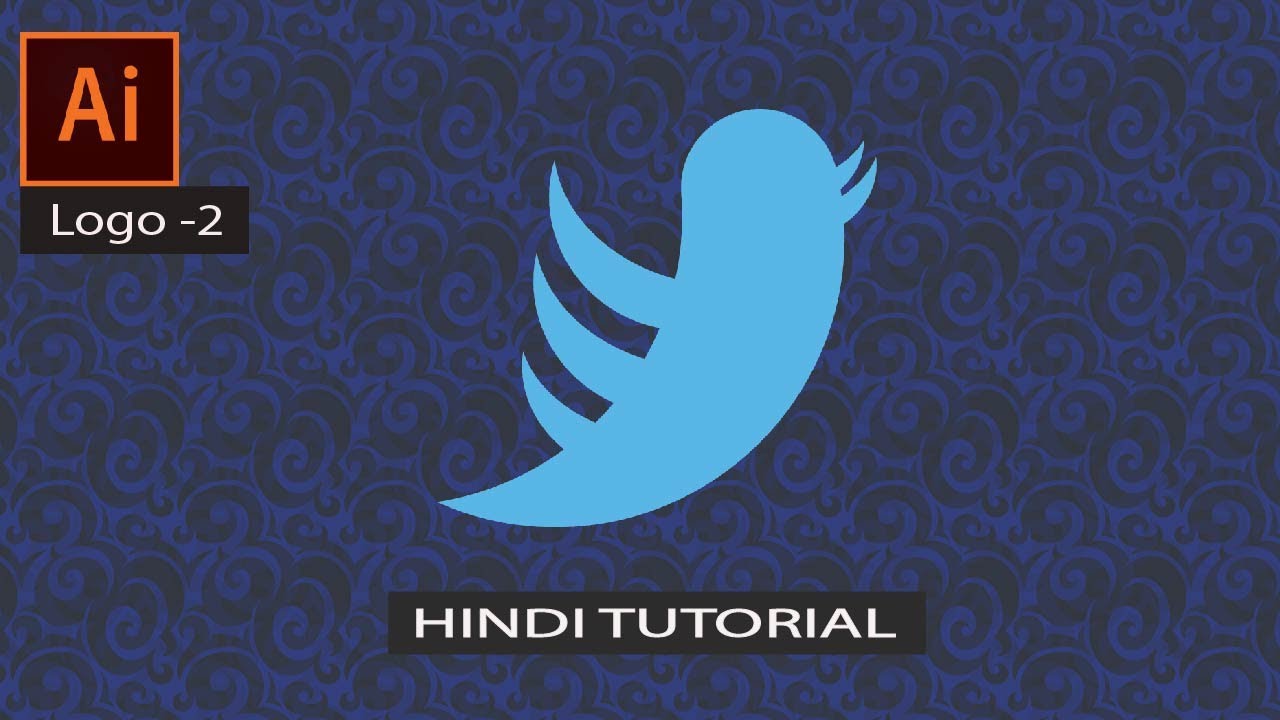 HOW TO MAKE TWITTER ICON IN ADOBE ILLUSTRATOR  HINDI TUTORIAL