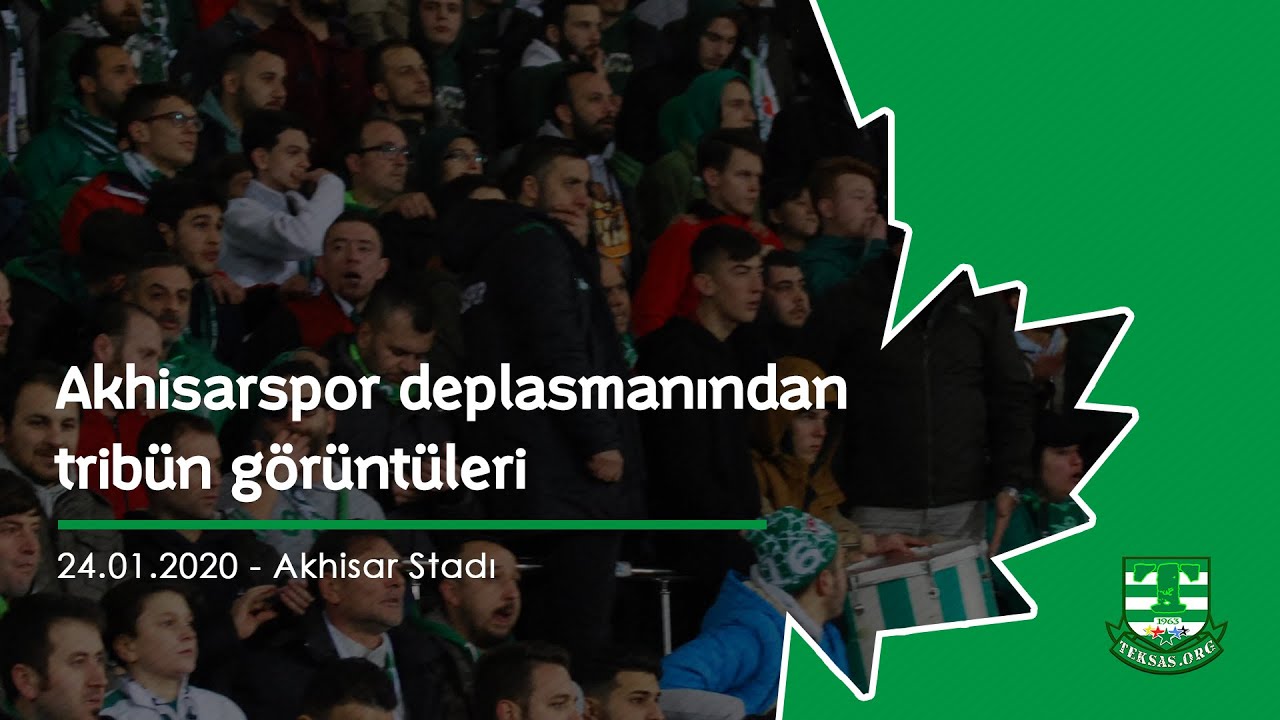 Akhisarspor deplasmanından tribün görüntüleri