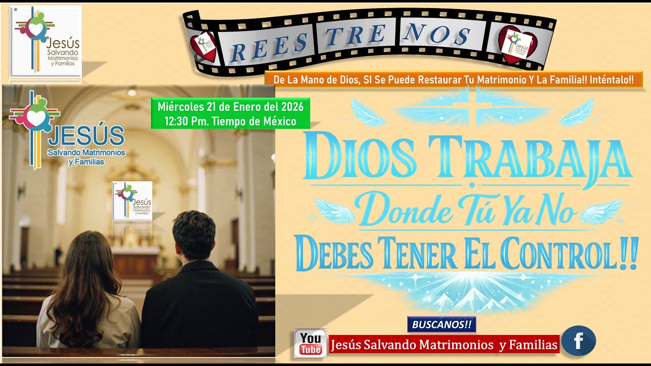 Dios Trabaja Donde Tú Ya No Debes Tener  El Control!!