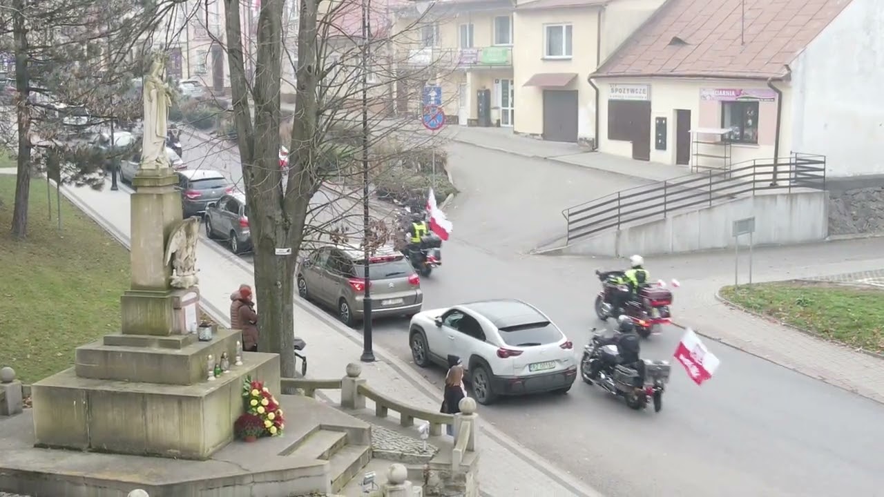 Motocyklowa parada z okazji Święta Niepodległości