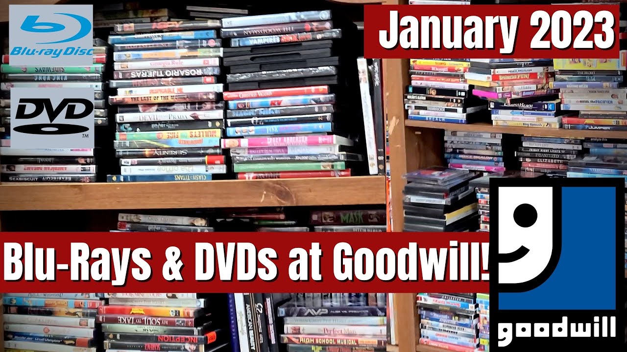 Blu-Rays...DVDs...and Counterfeit Movies at Goodwill! (January 2023)