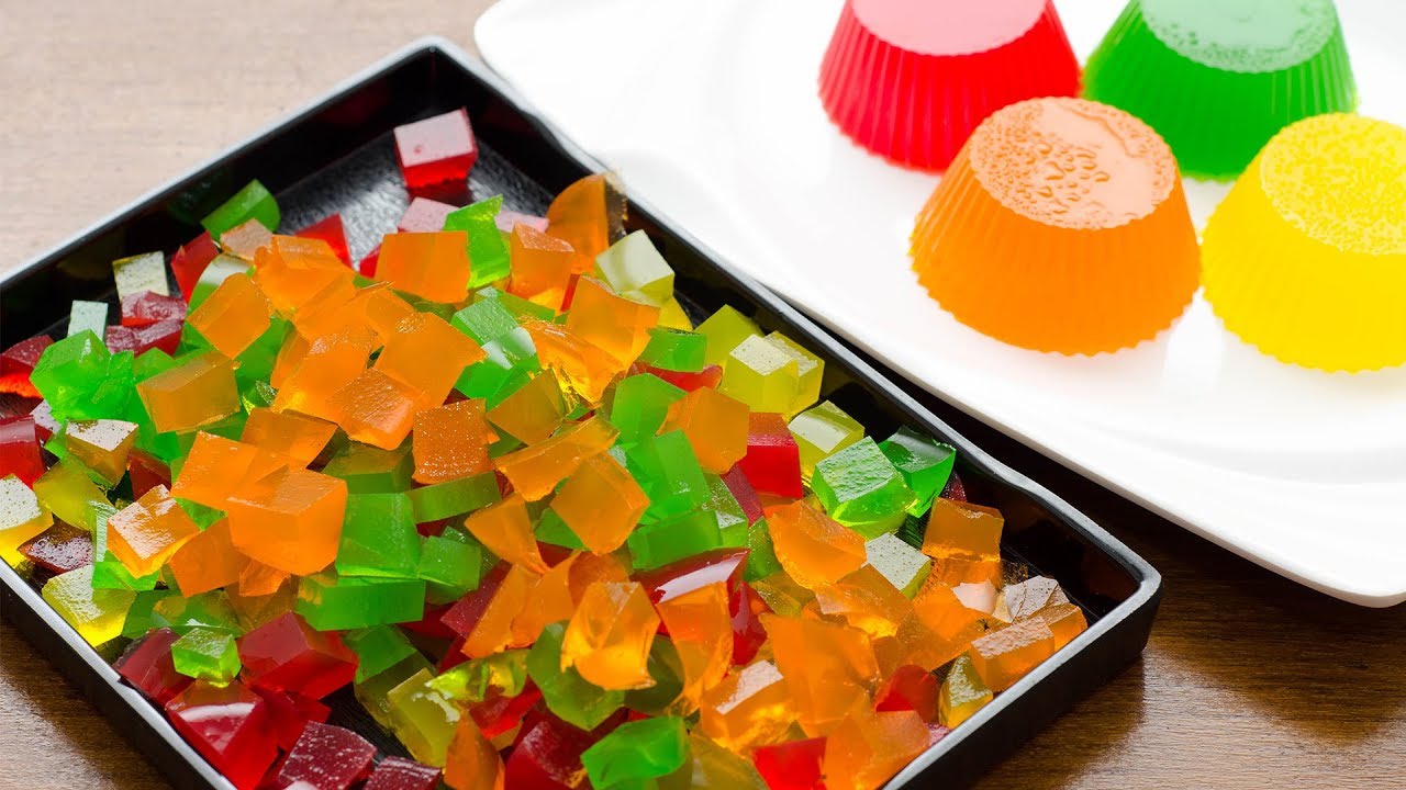 HOME MADE JELLO WITH AGAR AGAR l WITHOUT GELATIN