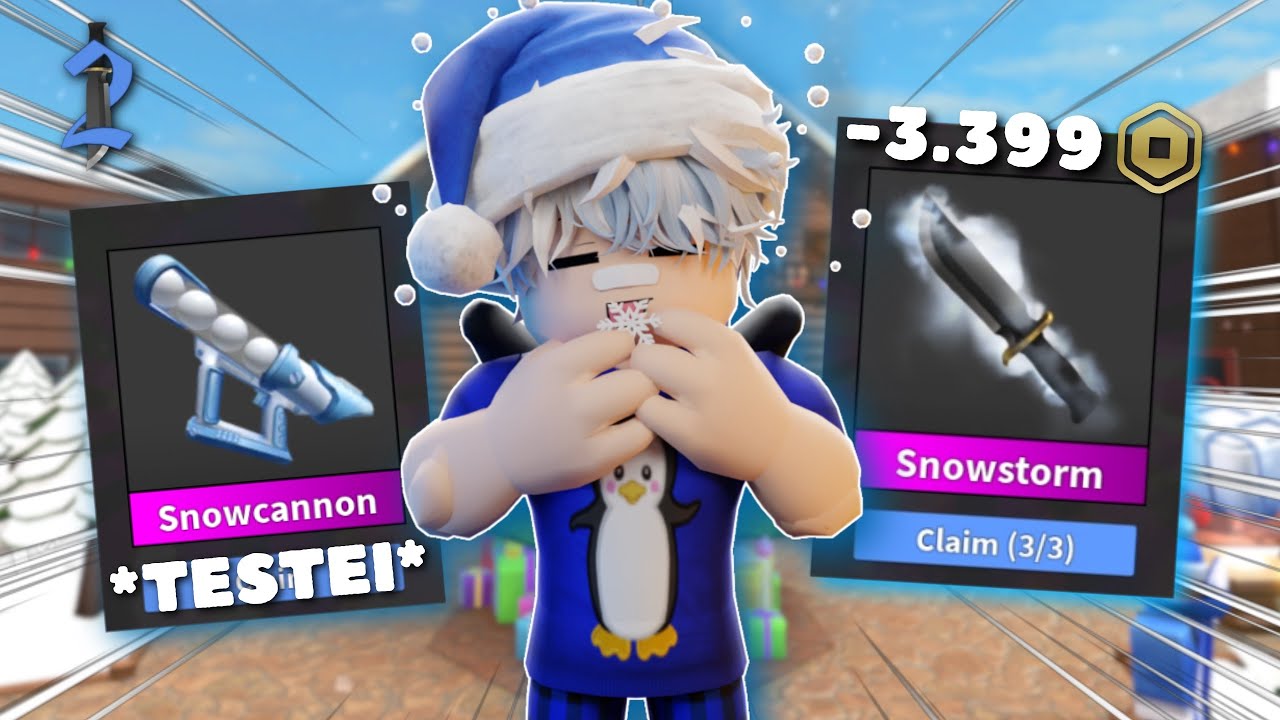 CONSEGUI TUDO DA NOVA ATUALIZAÇÃO DE NATAL DO MURDER MYSTERY 2!! ❄️
