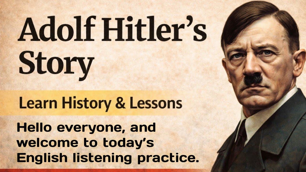 Adolf Hitler’s Story | Learn English Through History (Listening Practice)