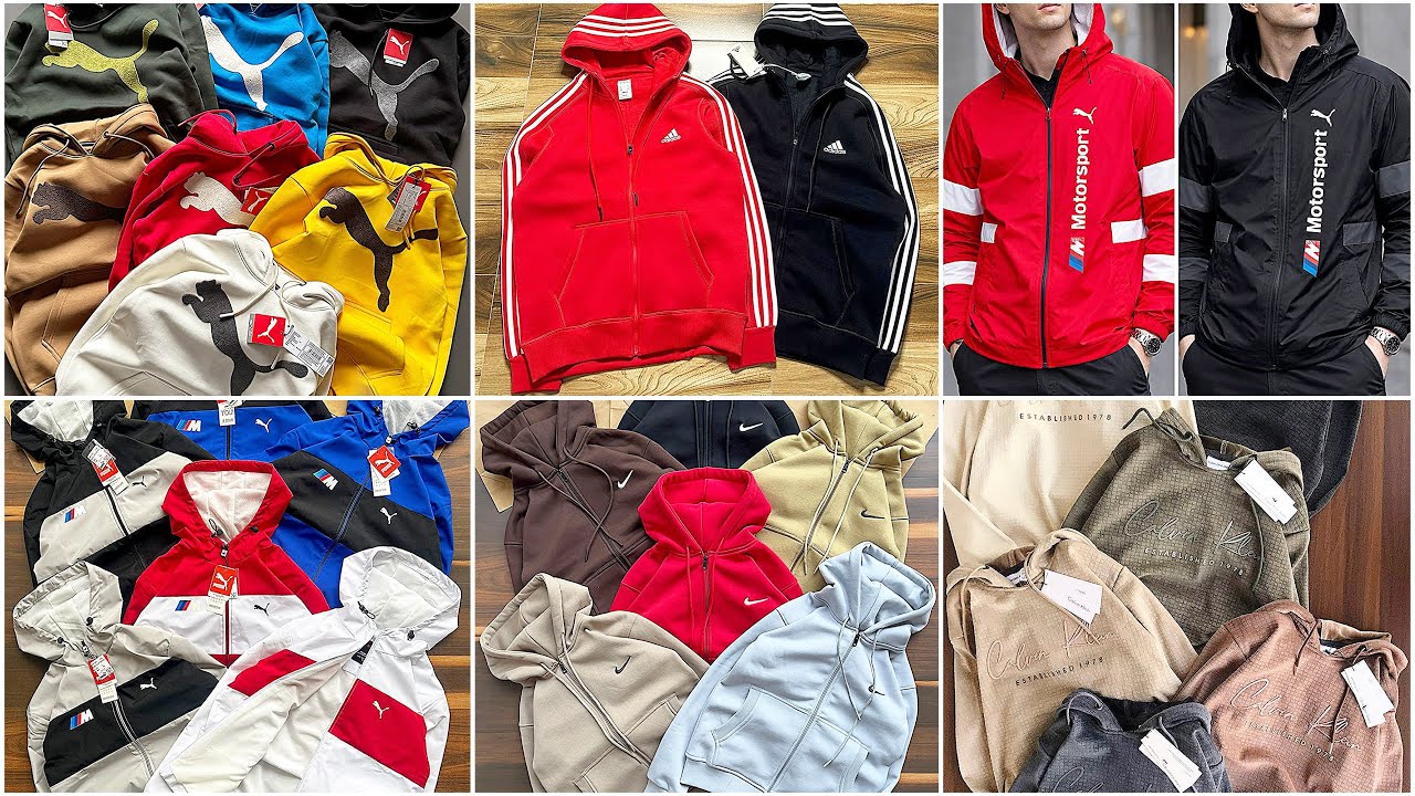 HOODIES JACKETS SPECIAL COLLECTION BRANDED GARMENTS #clothing #fashion #surplus 