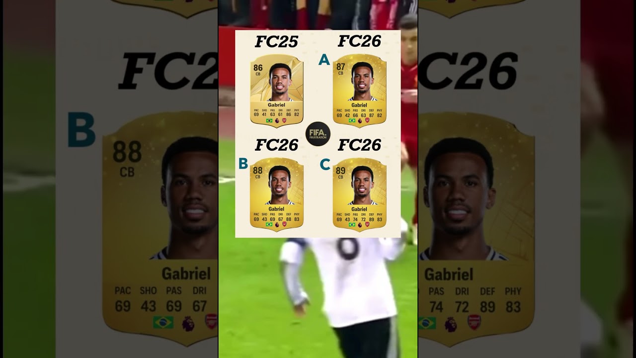 Gabriel FC26 Rating? 🔥 fifa #fifa25 #fc25 #eafc25 #fifa26 fc26prediction #eafc26 #fc26 #eafc