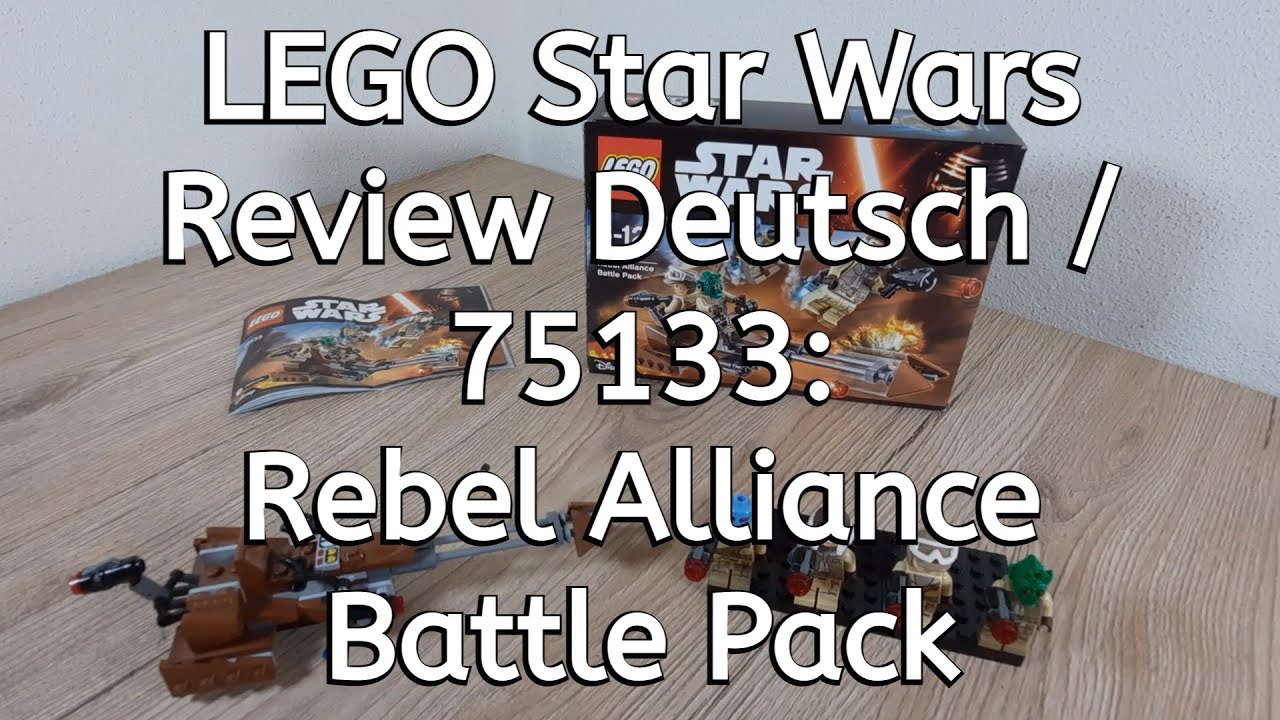 LEGO Star Wars Review Deutsch / 75133: Rebel Alliance Battle Pack