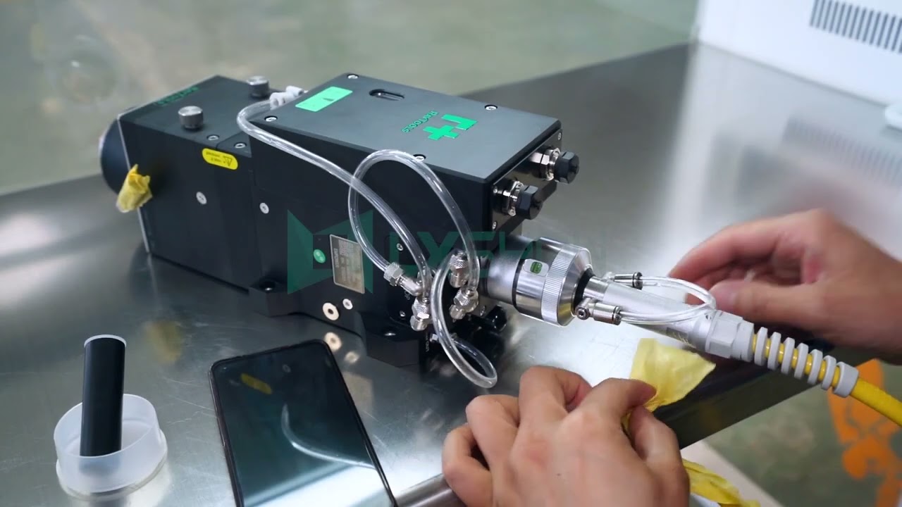 fiber laser cutting head raytools (BM06K) cutting head disassembly and packaging video