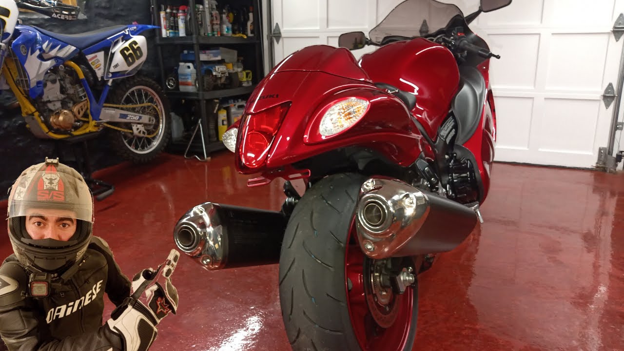 Fender plate eliminator for Hayabusa.