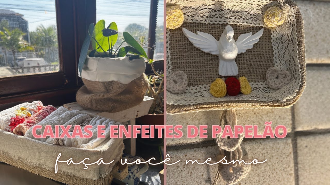 DO LIXO AO LUXO USANDO CAIXAS PAPELÃO