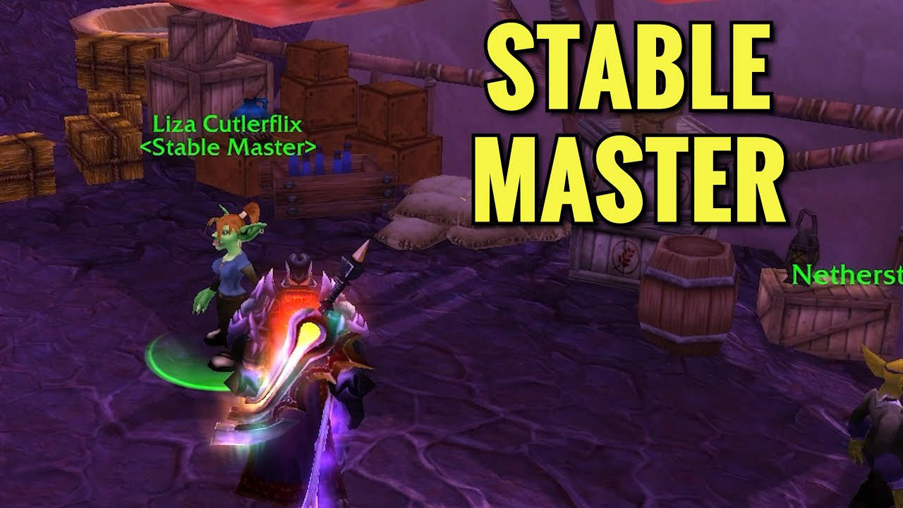 Area 52 Stable Master Location (WoW TBC)