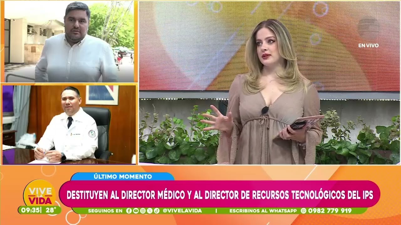 Último momento, destituyen al director médico y al director de recursos tecnológicos del IPS  05 02