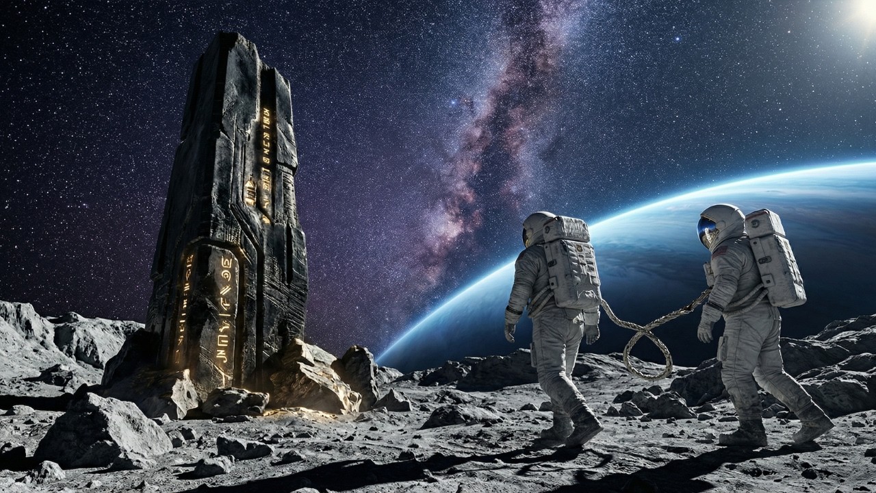 En 2365 localizan un monumento al final del universo, para el secreto de la inmortalidad.