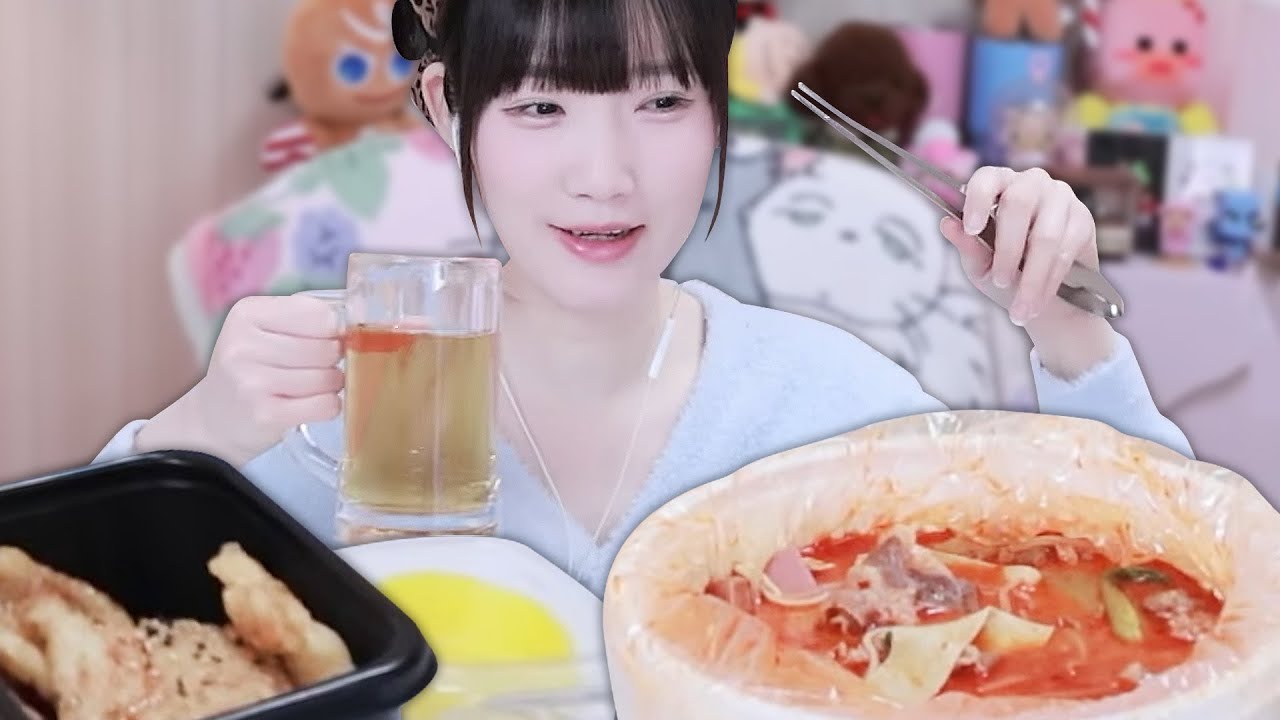 님들 마라탕에 있는 유부 먹어요? 눈물의 마라탕 먹방🔥