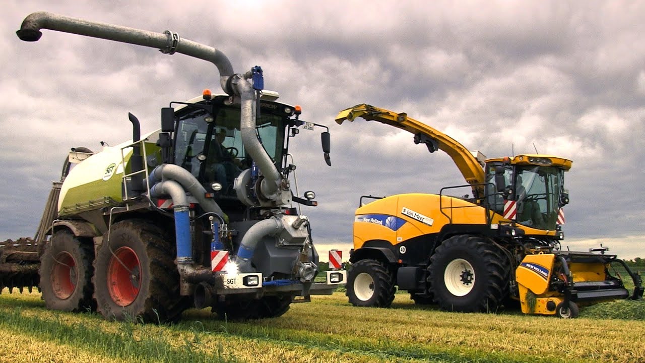 NEW HOLLAND FR9090 | Claas Xerion SGT | Grünroggen häckseln | Fendt Traktoren | AgrartechnikHD