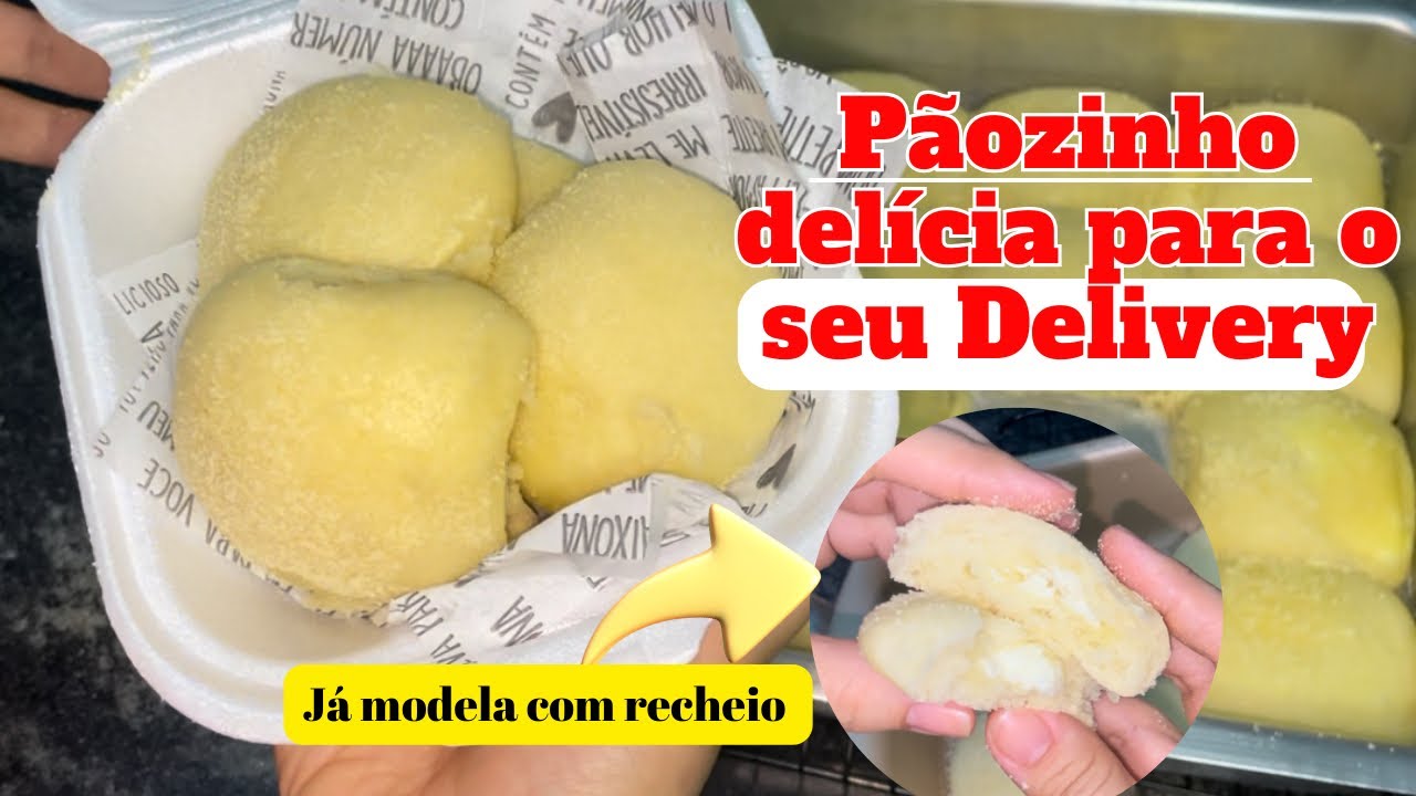 PÃOZINHO DELÍCIA| Vende muito! Faça para o seu delivery ainda hoje!