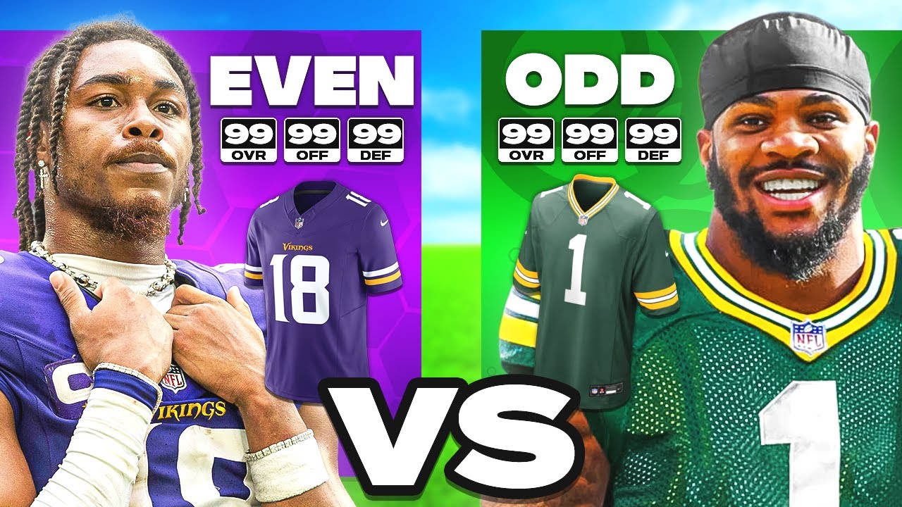 Чётные и нечётные номера футболок, но это Madden 26