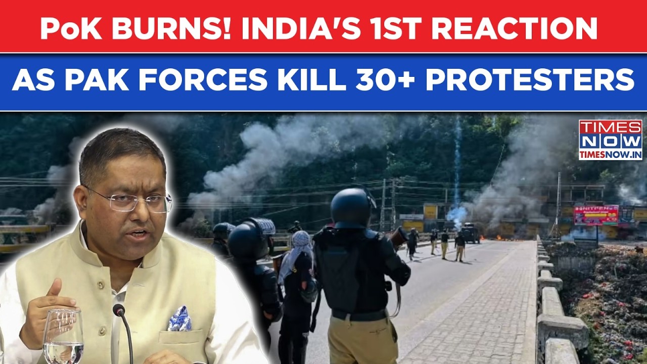 PoK Bloodbath! India's 1st Reaction As Pakistan Forces Brutally Kill 30+ Protesters, MEA Says...