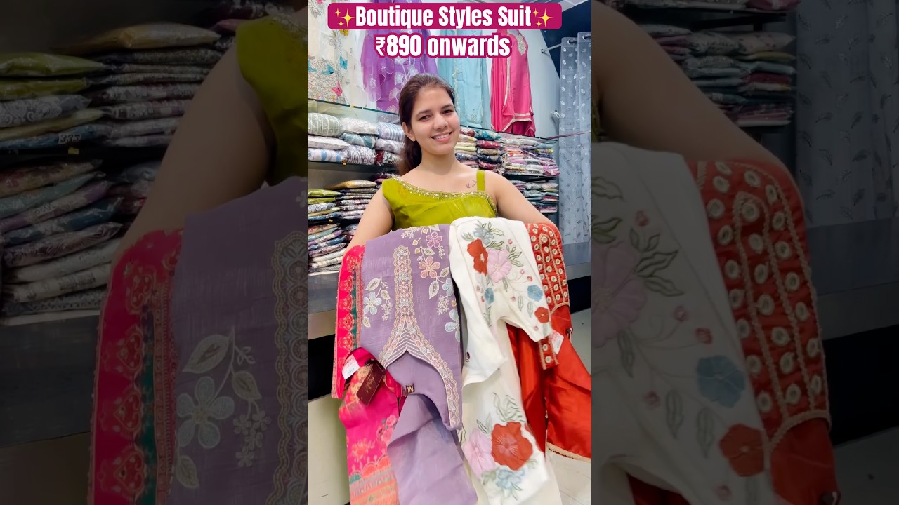 Boutique style Designer suits under 1000 |☎️7060550902 #youtubeshorts #trending #viral #suits #sorts