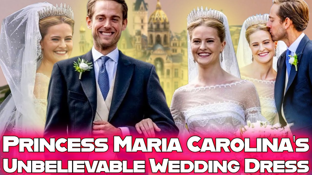 The Unforgettable Bridal Look of Princess Maria Carolina at Liechtenstein’s Royal Wedding 2025