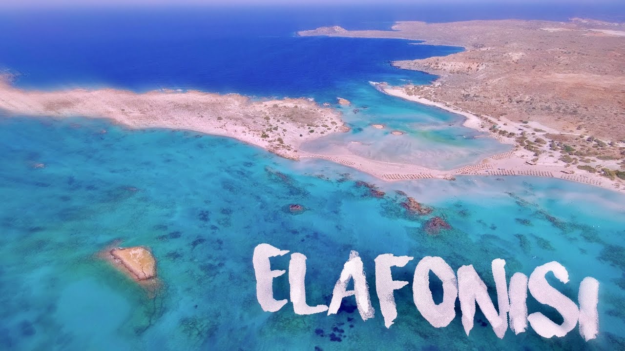 4K Elafonisi Beach, Crete Greece - drone footage (Non-Copyright)