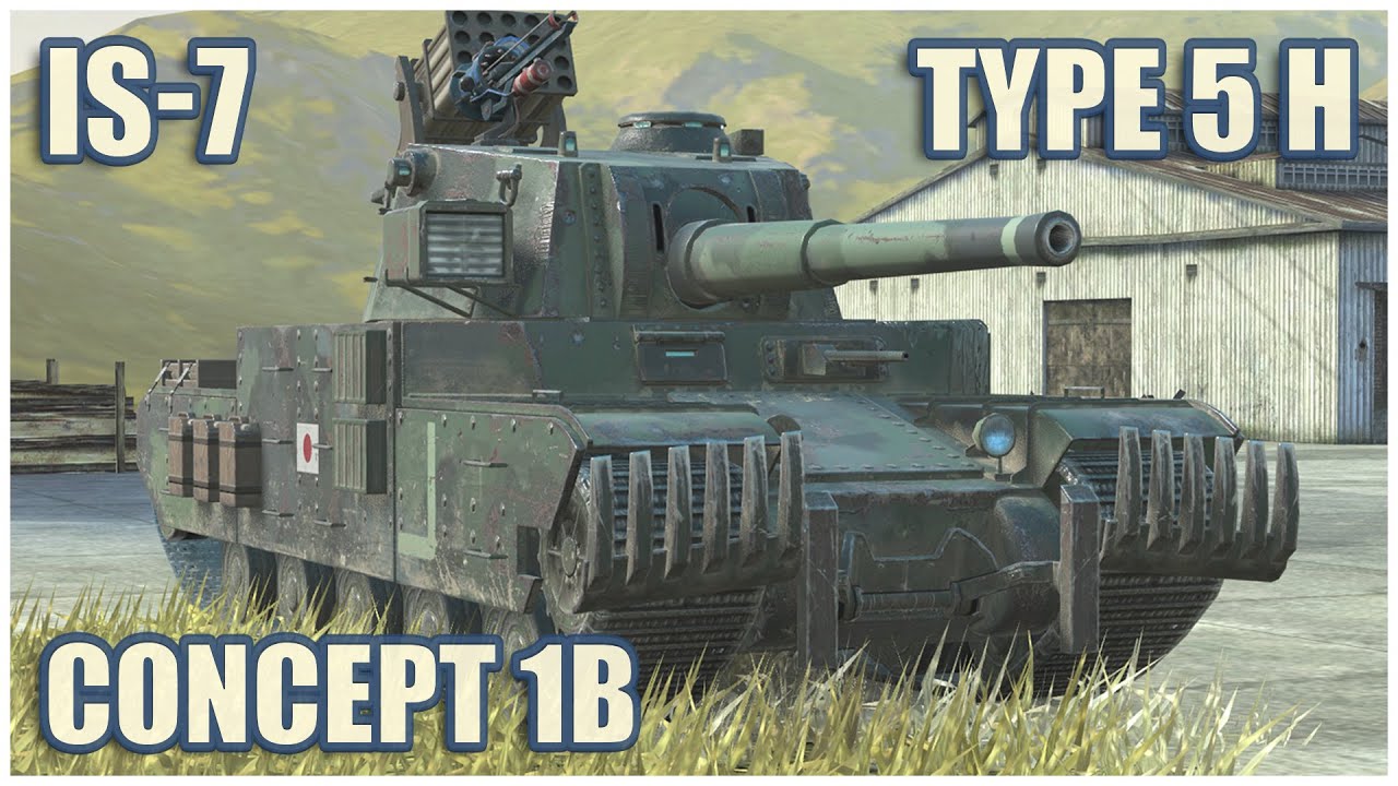 Type 5 H, ИС-7 & Concept 1B • WoT Blitz Gameplay