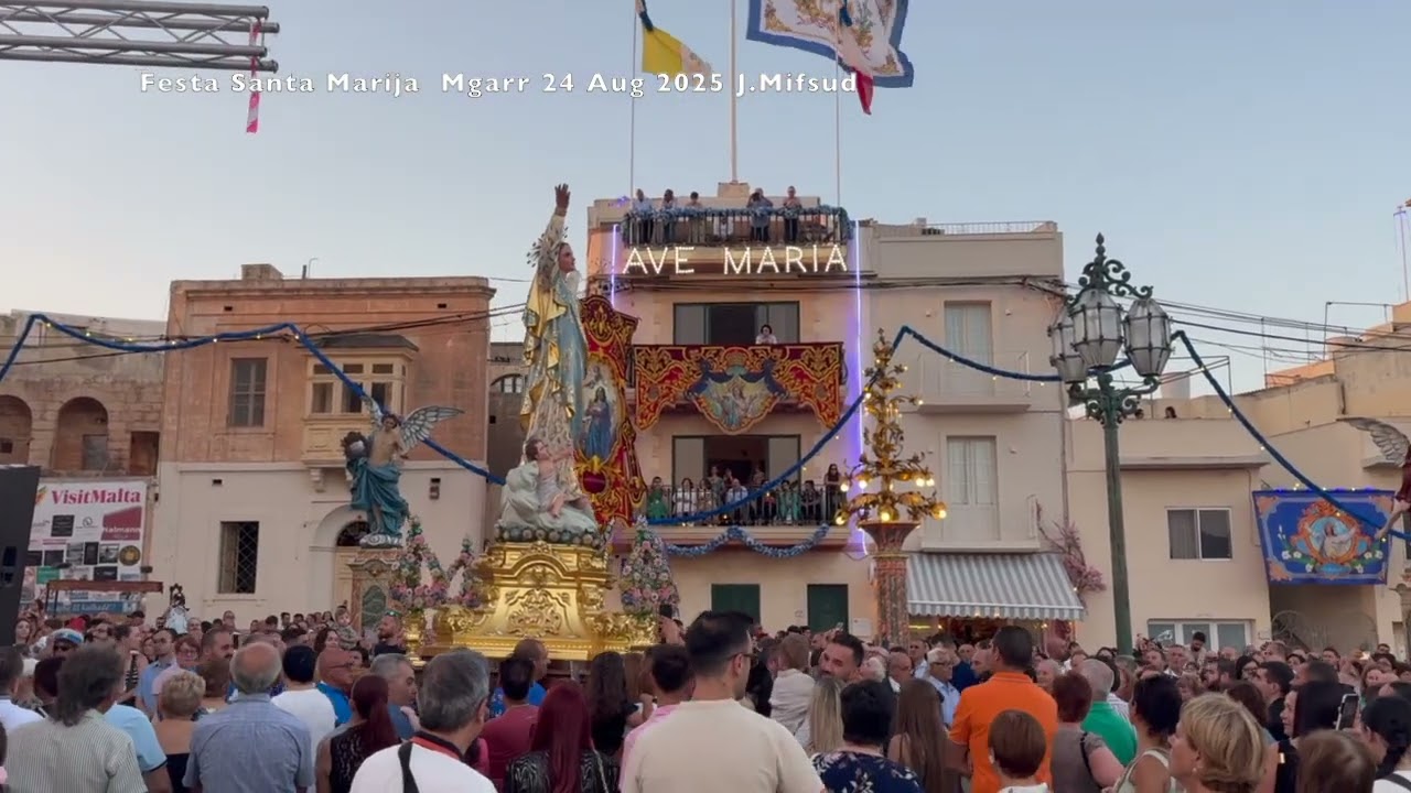 Festa Santa Marija  Mgarr 24 Aug 2025