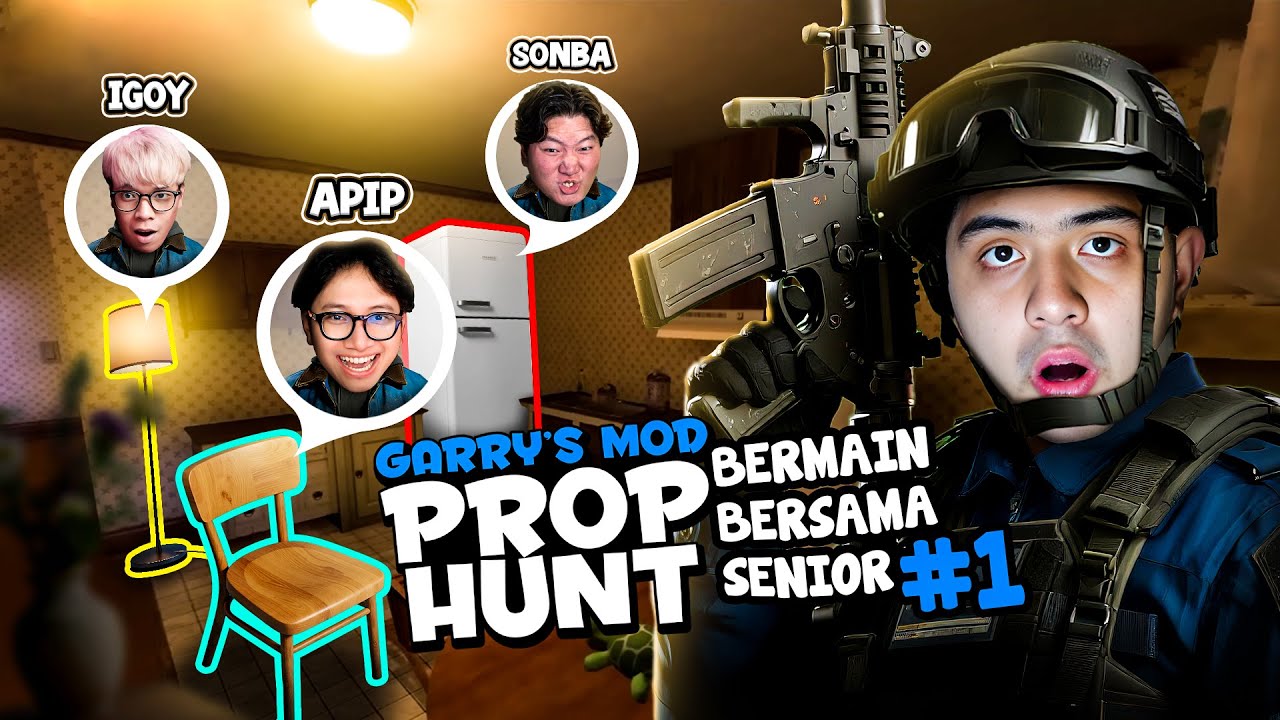 SENIOR2 GARRYS MOD KEMBALI BERMAIN PROP HUNT !!! [ Garrys Mod ]