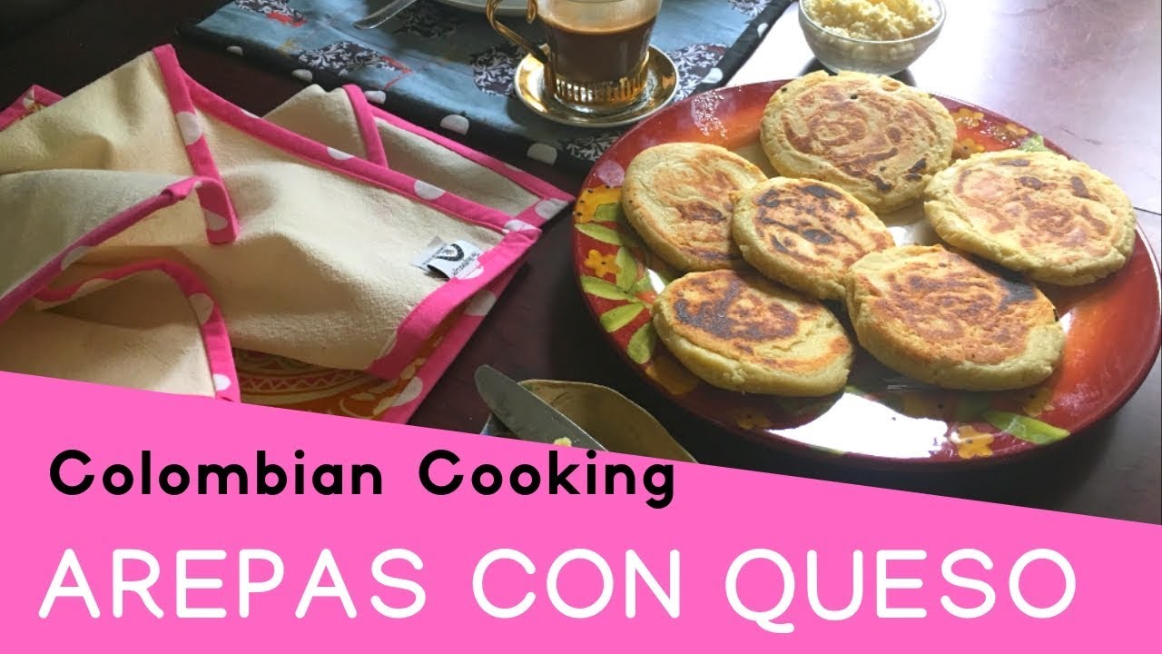 Arepas-  Colombian food- Traditional recipe from Colombia