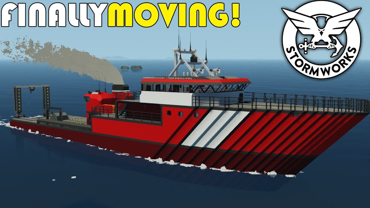 Motors Are IN!  -  Research Ship  -  Stormworks Gameplay  -  Part 18
